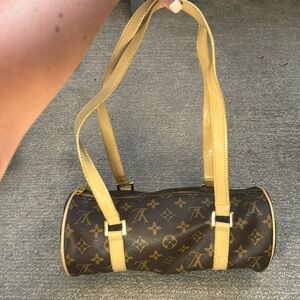 LV Papillon Brown Monogram Handbag